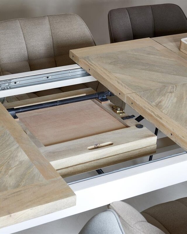 Rivièra Maison Pacifica Eettafel | Mangohout | Verstelbaar