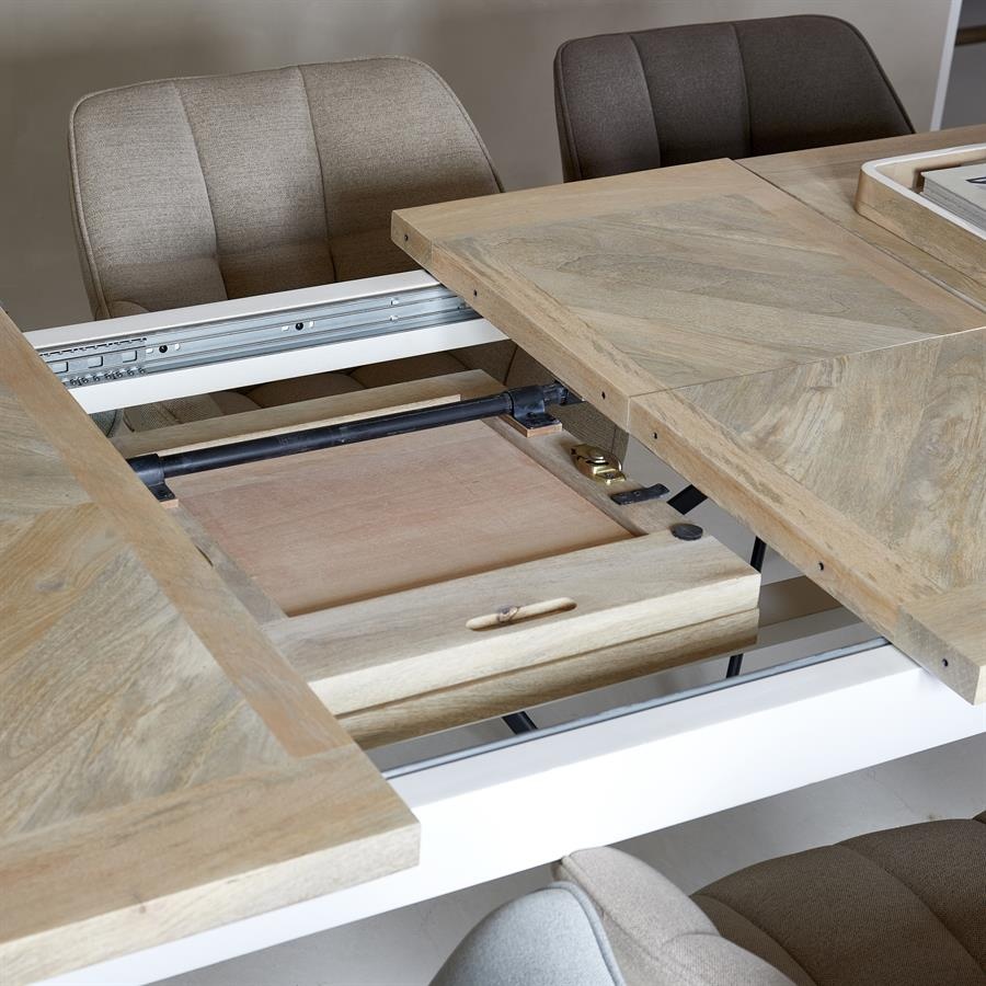 Rivièra Maison Pacifica Eettafel | Mangohout | Verstelbaar