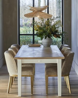Rivièra Maison Pacifica Eettafel | Mangohout | Verstelbaar