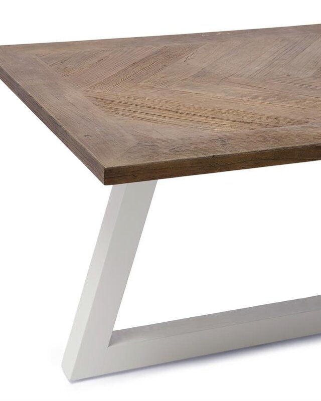 Rivièra Maison Flores Eettafel | Iepenhout | 280x100 cm