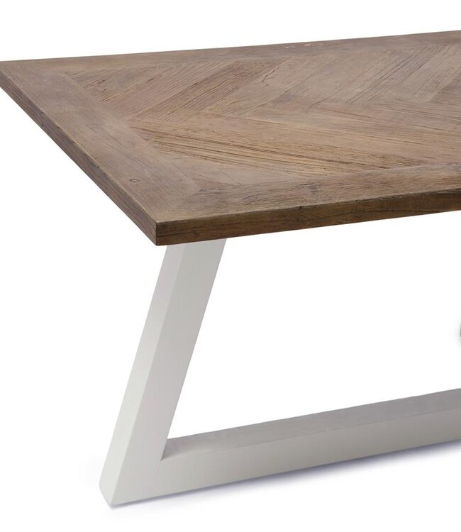 Rivièra Maison Flores Eettafel | Iepenhout | 280x100 cm