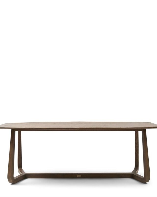 Rivièra Maison Miller Eettafel | Eikenhout | H76 x B220 x D100 cm