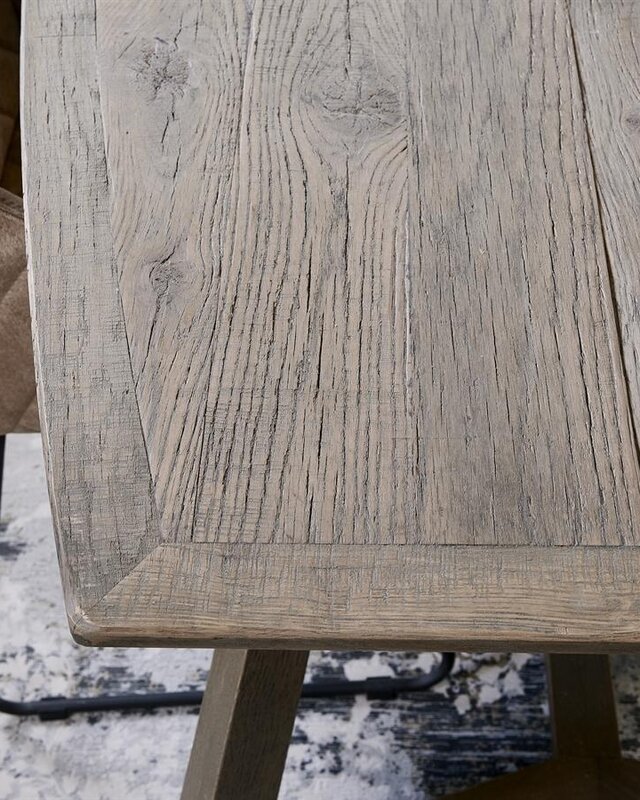 Rivièra Maison Miller Eettafel | Eikenhout | H76 x B220 x D100 cm