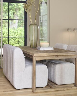 Rivièra Maison Fraser Island Eettafel | Eikenhout | 78x220x90 cm