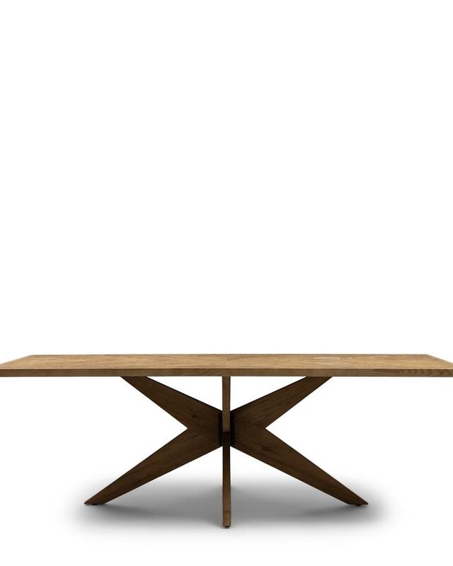 Rivièra Maison Portland Eettafel | Eikenhout | H78 x B230 x D100 cm