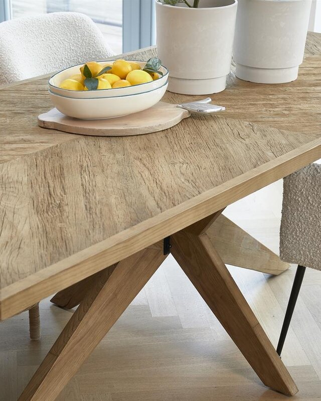 Rivièra Maison Portland Eettafel | Eikenhout | H78 x B230 x D100 cm