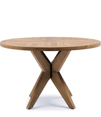 Rivièra Maison Portland Eettafel | Eikenhout | H78 x D120 cm