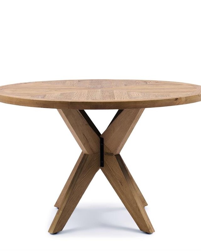 Rivièra Maison Portland Eettafel | Eikenhout | H78 x D120 cm