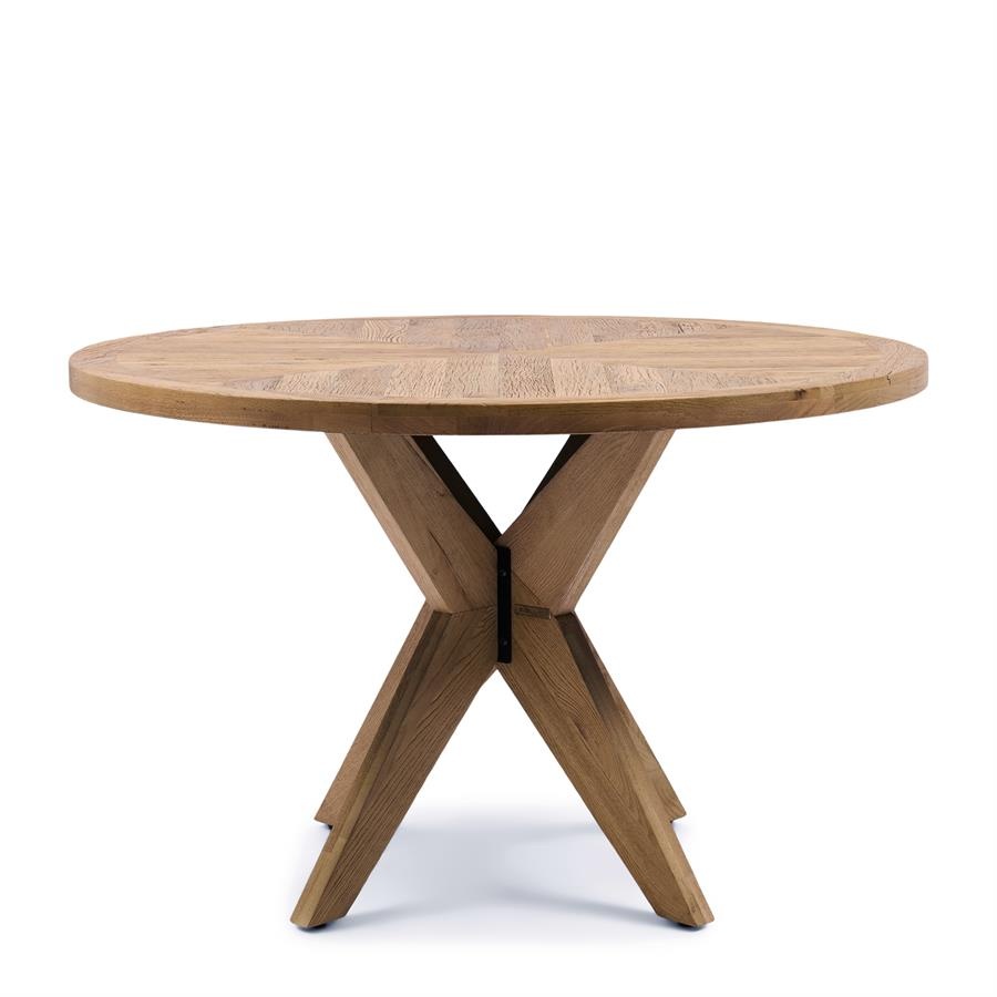 Rivièra Maison Portland Eettafel | Eikenhout | H78 x D120 cm