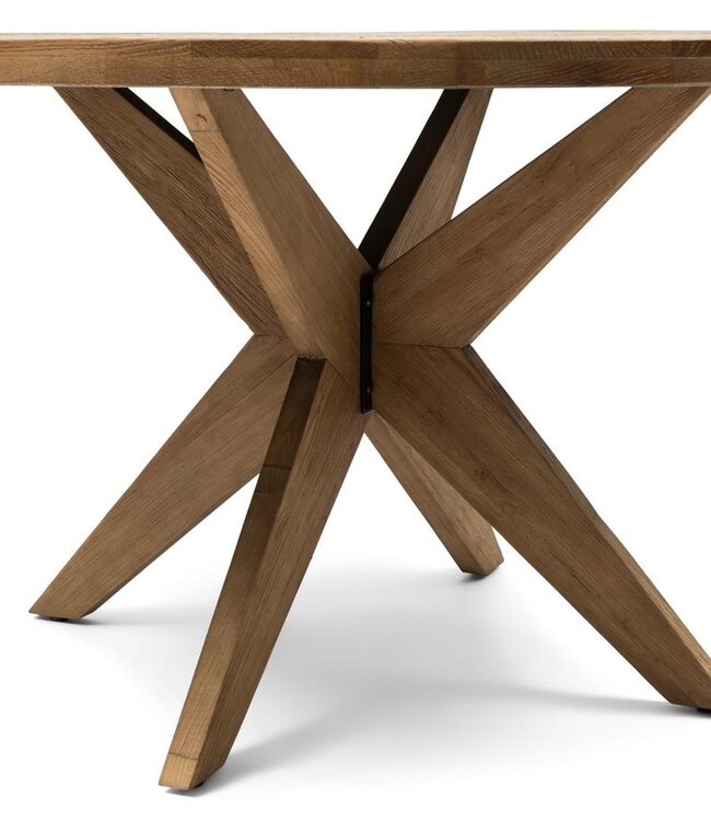 Rivièra Maison Portland Eettafel | Eikenhout | H78 x D150 cm
