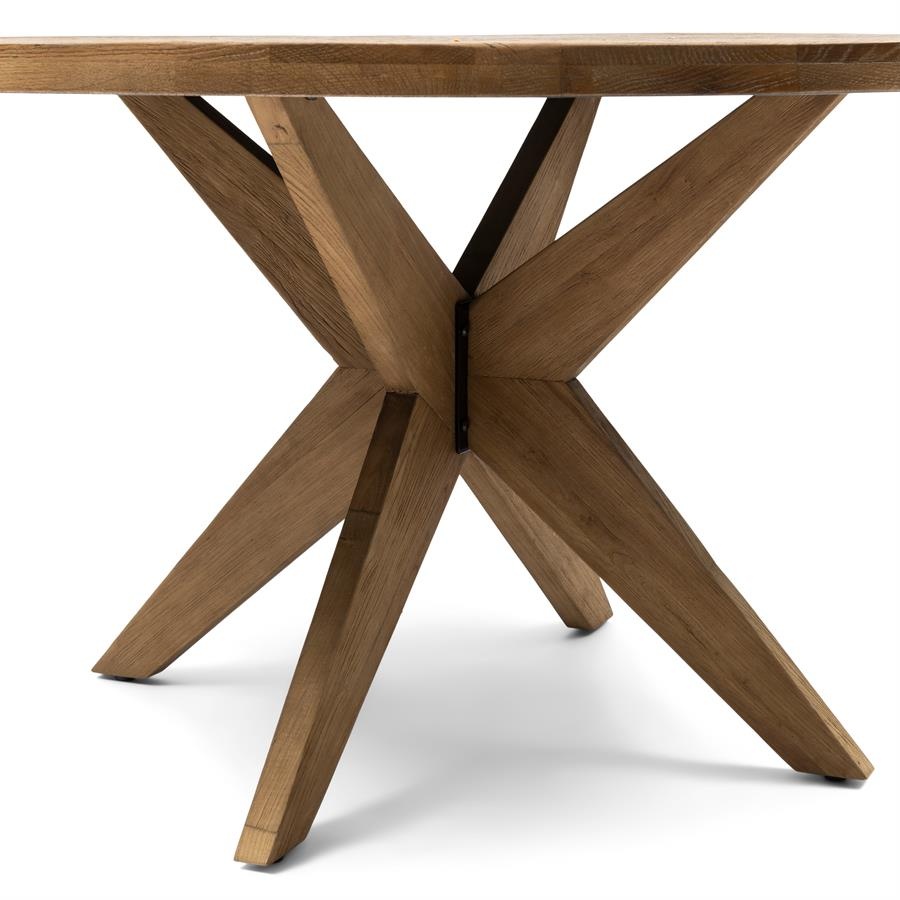 Rivièra Maison Portland Eettafel | Eikenhout | H78 x D150 cm