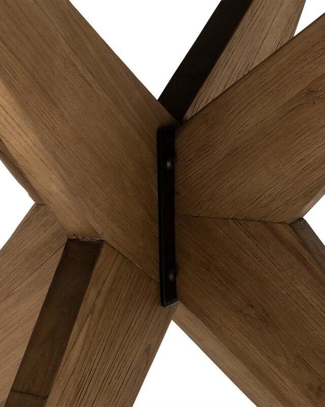 Rivièra Maison Portland Eettafel | Eikenhout | H78 x D150 cm