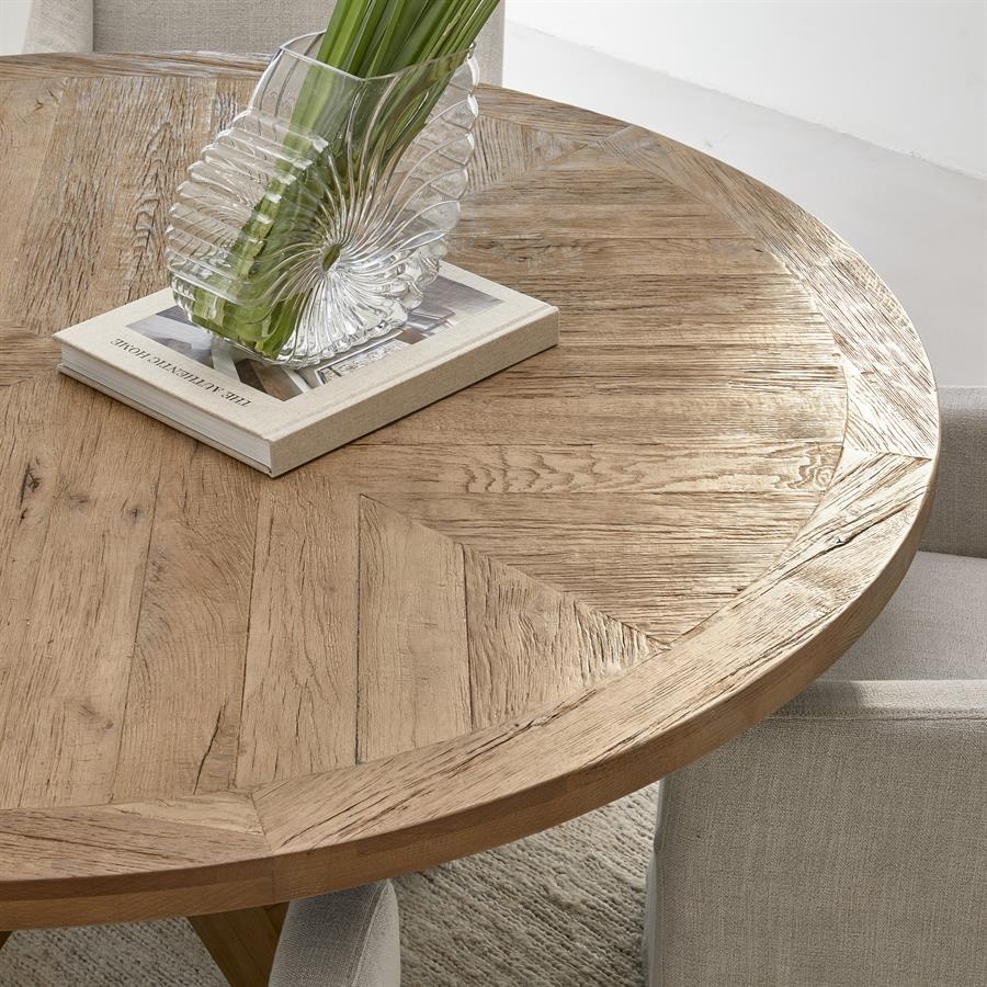 Rivièra Maison Portland Eettafel | Eikenhout | H78 x D150 cm
