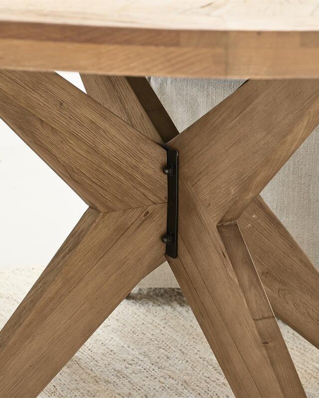 Rivièra Maison Portland Eettafel | Eikenhout | H78 x D150 cm
