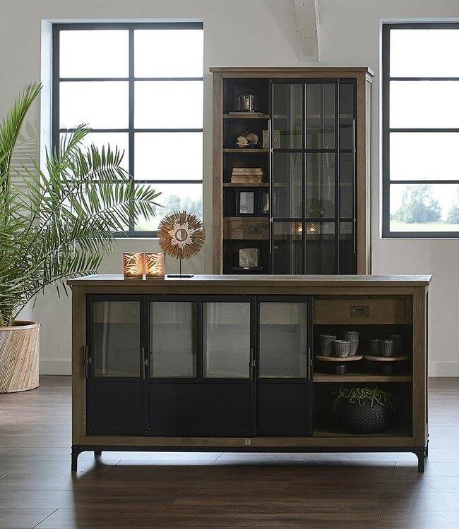 Rivièra Maison Hoxton Dressoir | Essenhout | 175x90x42 cm