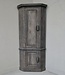 Luksa Home Collection Hoekkast Pip Hout Antique Grey H220 x B100 x D50 Cm