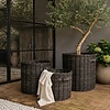 Mand Rattan Yuliana Bloembak/Bloempot - 3 Maten