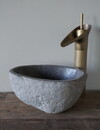 Rene Houtman Kleine Stenen Waskom + Spoelgat | H13 x B26 x D20 cm