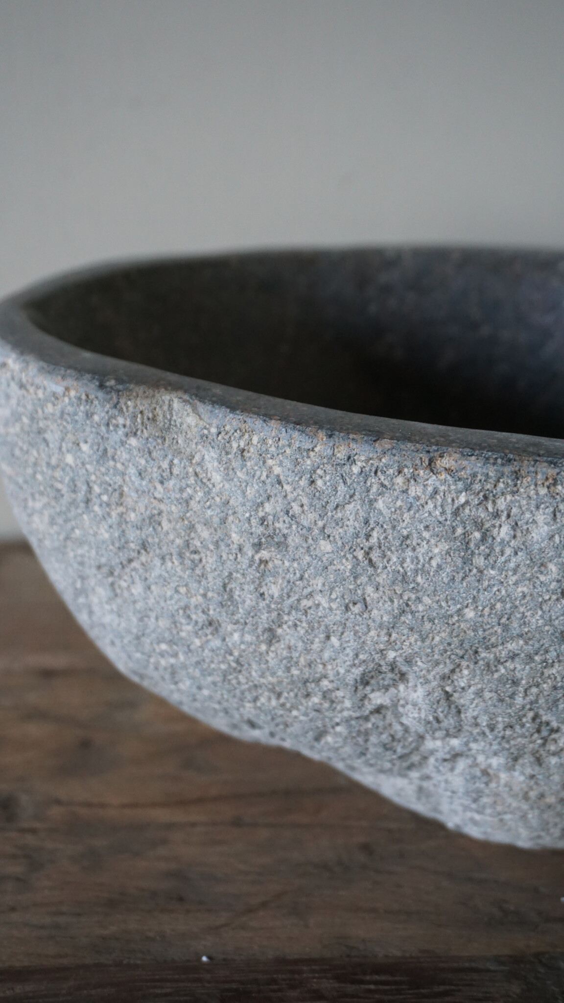 Rene Houtman Kleine Stenen Waskom + Spoelgat | H13 x B26 x D20 cm