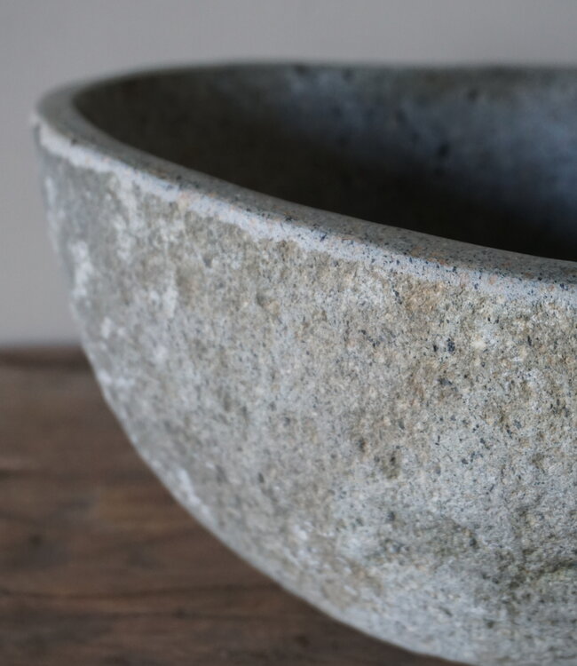 Rene Houtman Kleine Stenen Waskom + Spoelgat | H13,5xB23xD21 cm