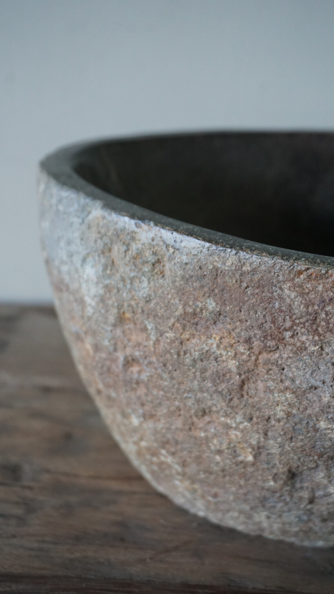 Rene Houtman Kleine Stenen Waskom + Spoelgat | Nr 2 | H13xB25xD20 cm