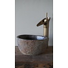 Kleine Stenen Waskom + Spoelgat | H13 x B24 x D20 cm