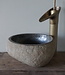 Rene Houtman Kleine Stenen Waskom + Spoelgat | H13,5 x B24 x D22 cm