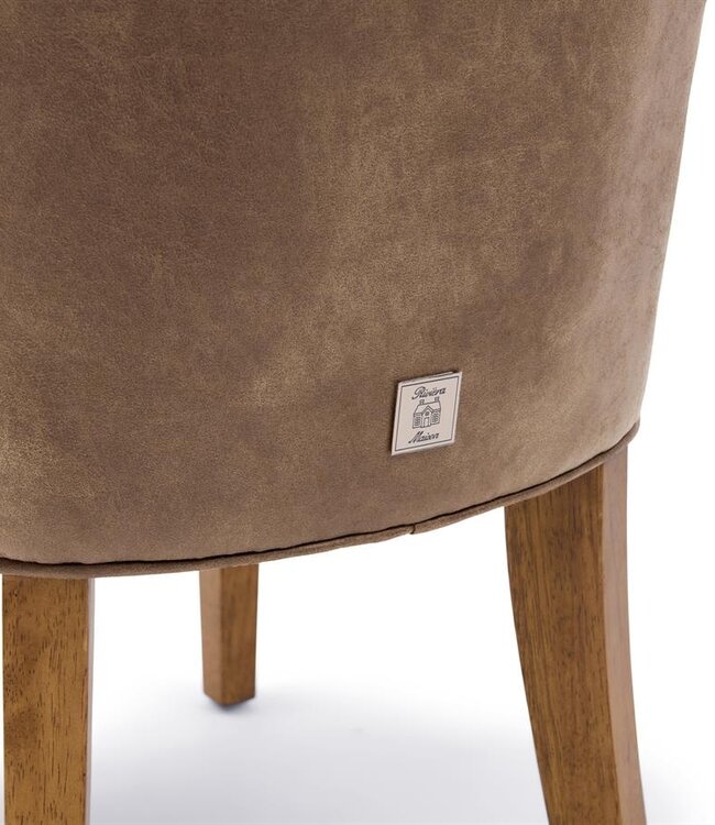 Rivièra Maison Balmoral Eetkamerstoel | Camel | 99x55x67 cm