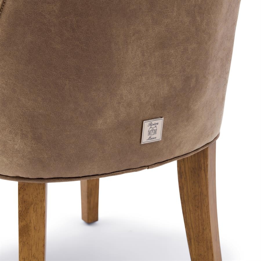 Rivièra Maison Balmoral Eetkamerstoel | Camel | 99x55x67 cm