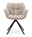 Rivièra Maison Carnaby Eetkamerstoel | Draaibaar | Fabulous Flax | 82x67x60 cm
