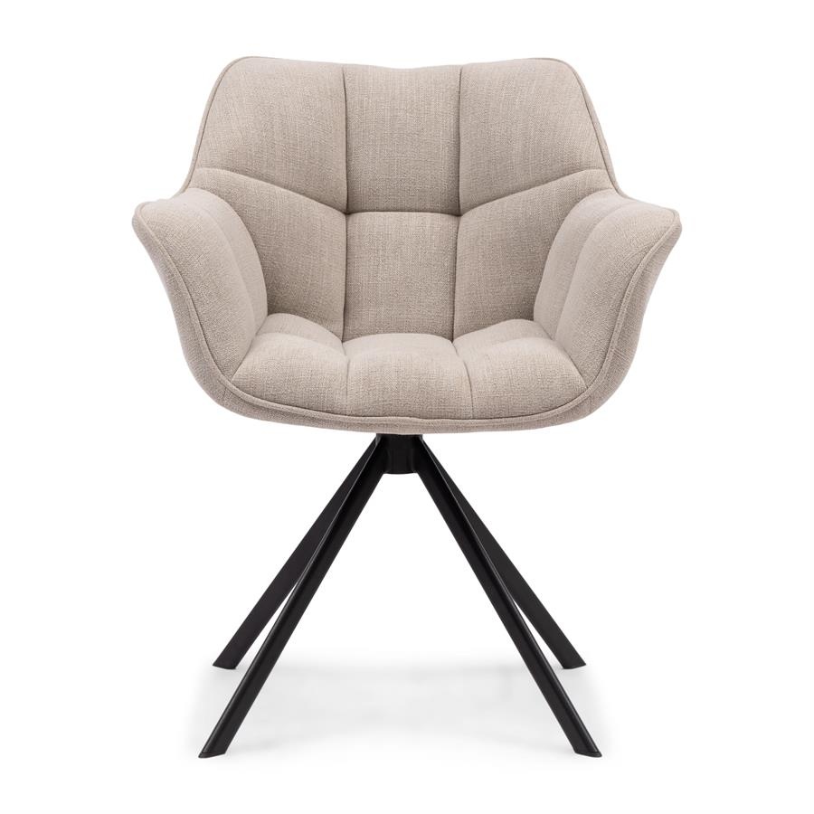 Rivièra Maison Carnaby Eetkamerstoel | Draaibaar | Fabulous Flax | 82x67x60 cm