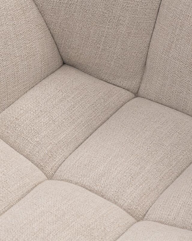 Rivièra Maison Carnaby Eetkamerstoel | Draaibaar | Fabulous Flax | 82x67x60 cm