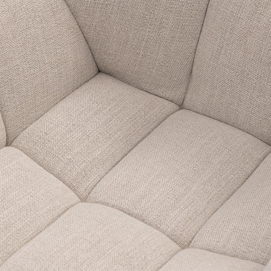 Rivièra Maison Carnaby Eetkamerstoel | Draaibaar | Fabulous Flax | 82x67x60 cm