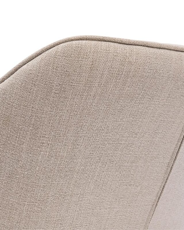 Rivièra Maison Carnaby Eetkamerstoel | Draaibaar | Fabulous Flax | 82x67x60 cm