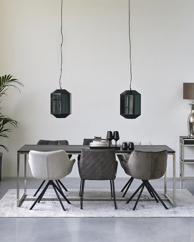 Rivièra Maison Carnaby Eetkamerstoel | Draaibaar | Fabulous Flax | 82x67x60 cm