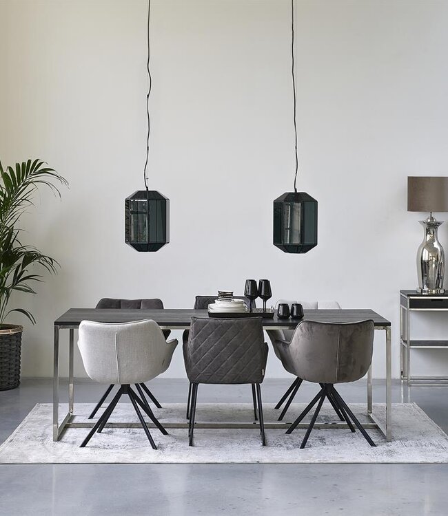 Rivièra Maison Carnaby Eetkamerstoel | Draaibaar | Fabulous Flax | 82x67x60 cm