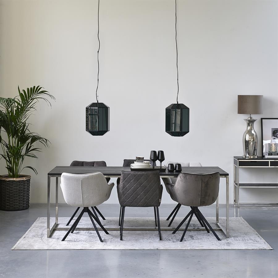 Rivièra Maison Carnaby Eetkamerstoel | Draaibaar | Fabulous Flax | 82x67x60 cm