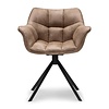 Carnaby Eetkamerstoel | Draaibaar | Camel | 82x67x60 cm