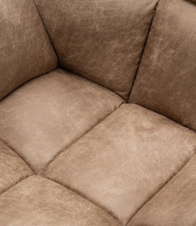 Rivièra Maison Carnaby Eetkamerstoel | Draaibaar | Camel | 82x67x60 cm