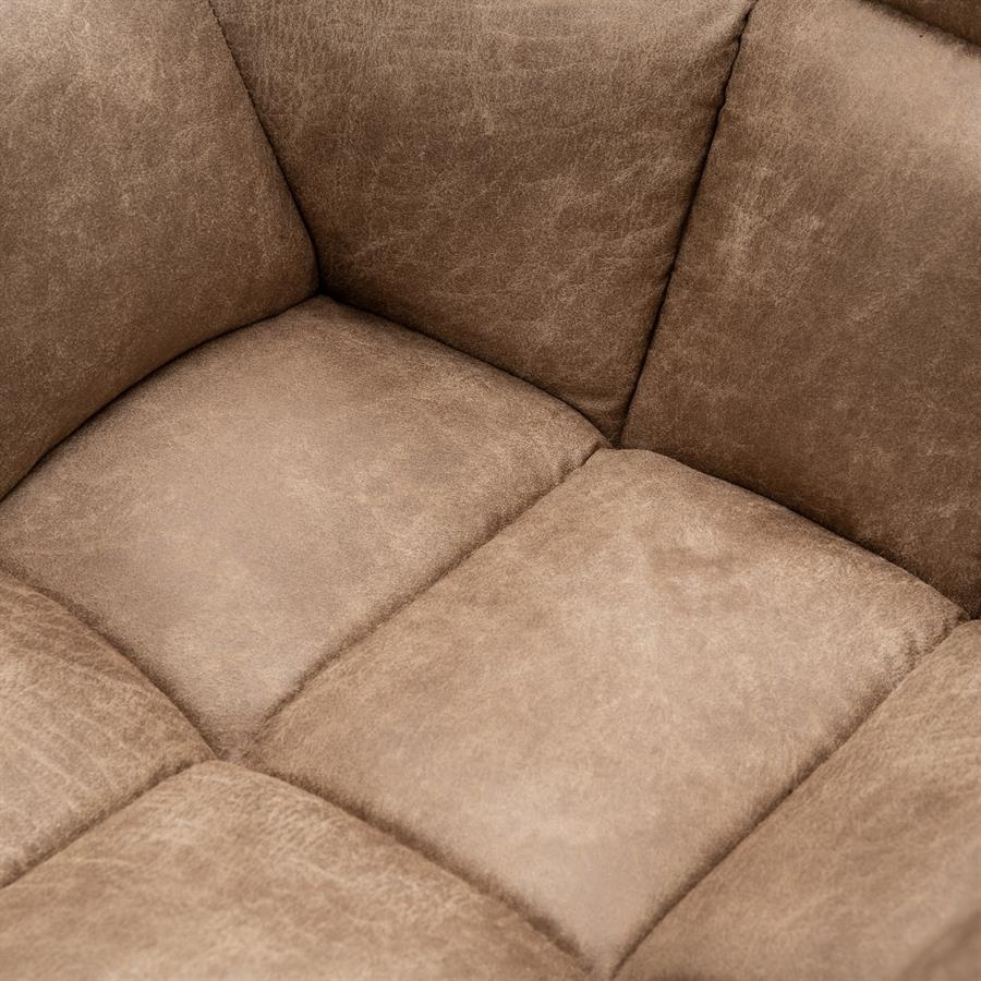 Rivièra Maison Carnaby Eetkamerstoel | Draaibaar | Camel | 82x67x60 cm