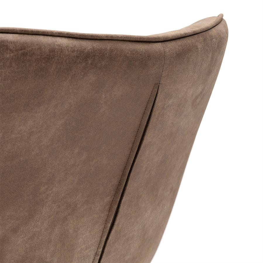 Rivièra Maison Carnaby Eetkamerstoel | Draaibaar | Camel | 82x67x60 cm