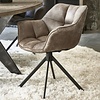 Carnaby Eetkamerstoel | Draaibaar | Coffee | 82x67x60 cm