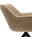 Rivièra Maison Carnaby Eetkamerstoel | Draaibaar | Soft Walnut | 82x67x60 cm
