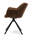 Rivièra Maison Carnaby Eetkamerstoel | Draaibaar | Umber Brown | 82x67x60 cm