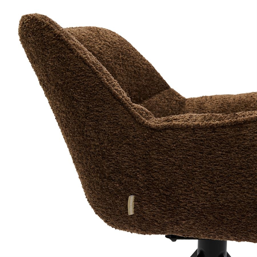 Rivièra Maison Carnaby Eetkamerstoel | Draaibaar | Umber Brown | 82x67x60 cm