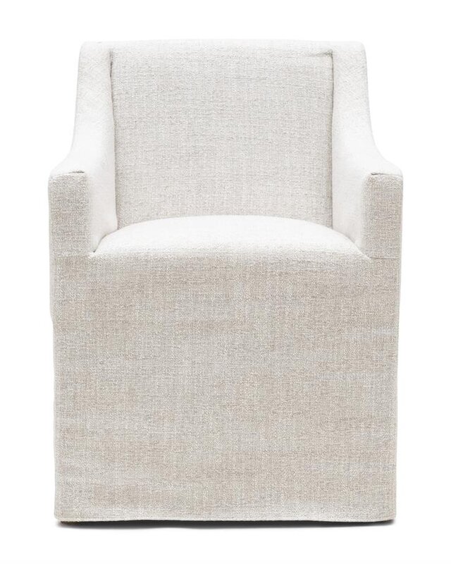 Rivièra Maison Firenze Eetkamerstoel | Antiek Wit | 85x61x56 cm