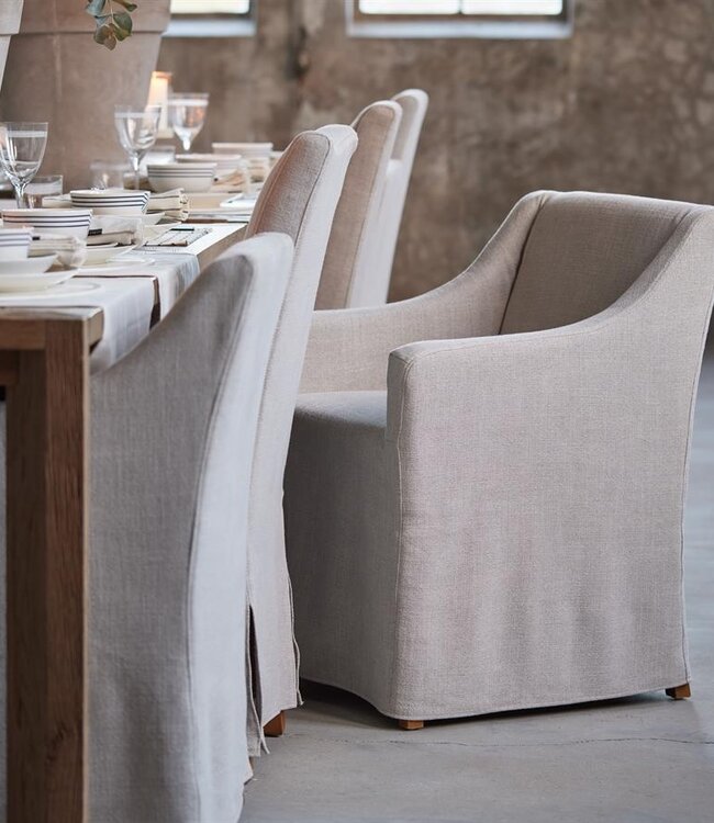 Rivièra Maison Firenze Eetkamerstoel | Fabulous Flax | 85x61x56 cm