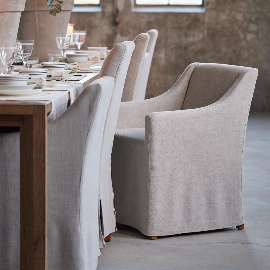 Rivièra Maison Firenze Eetkamerstoel | Fabulous Flax | 85x61x56 cm