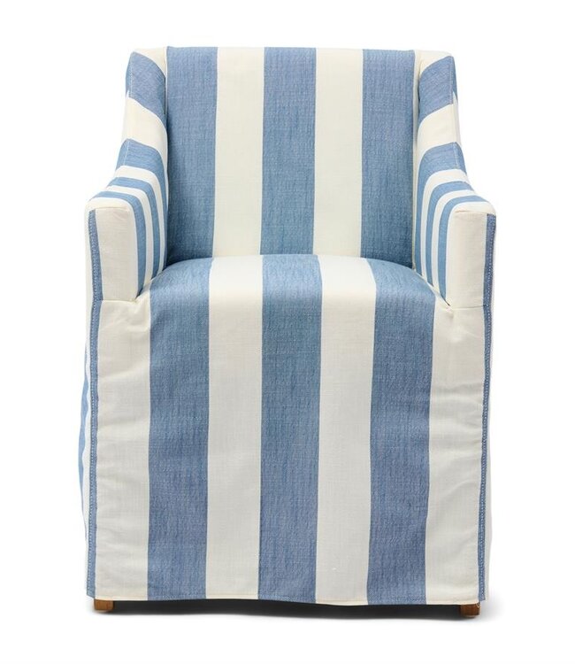 Rivièra Maison Firenze Eetkamerstoel | Gestreept | 85.5x61x56 cm