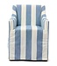 Rivièra Maison Firenze Eetkamerstoel | Gestreept | 85.5x61x56 cm